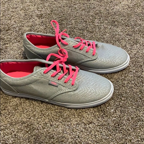 Sliver and pink Vans - Picture 3 of 3